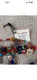 Kim Yubeta OOAK cross charm bracelet lapis spiny silver cert south western boho