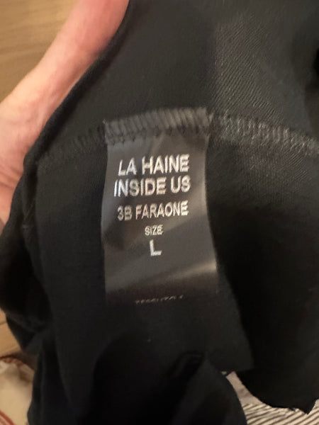 BNWT Black Avant Garde jacket La Haine L up to UK 16 US 12 gothic goth unisex