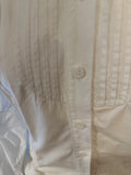 All Saints Iconic Katerina shirt UK 12 EU 40 US 8 White cotton steampunk Gothic