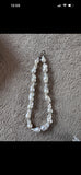 New white Edison pearl choker needs ties attaching.