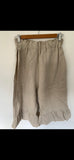 RitaNoTiara Natural linen Bermuda shorts
