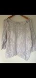 RitaNoTiara OOAK Vintage lace top