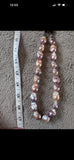 Baroque Edison Pearls iridescent necklace pinks new adjustable length