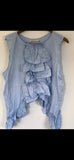 Pale Blue Adele Top