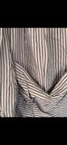 RitaNoTiara stripe vintage lavender ticking big pocket pants