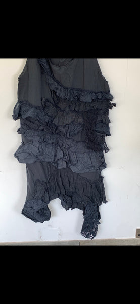 RitaNoTiara Midnight Blue Elvira vintage lace Elvira dress