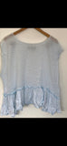 RitaNoTiara Romy Pale blue top