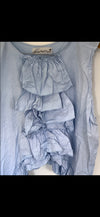 Pale Blue Adele Top
