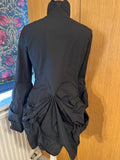 All Saints Iconic Katerina shirt UK 12 EU 40 US 8 Black cotton steampunk Gothic