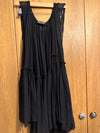 All Saints Black Silk Roxanna Babydoll Dress free size