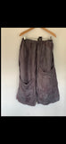 RitaNoTiara Grey Vintage Damask Pocket Pants