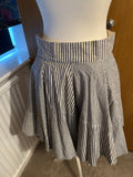 All Saints vintage Celestina full stripe 100% cotton skirt underskirt Uk 8 - 14