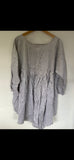 Ready to Ship May Ticking Stripe  Cotton Dress One Size