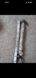 NEW antique white coin pearl and turquoise heart bracelet.