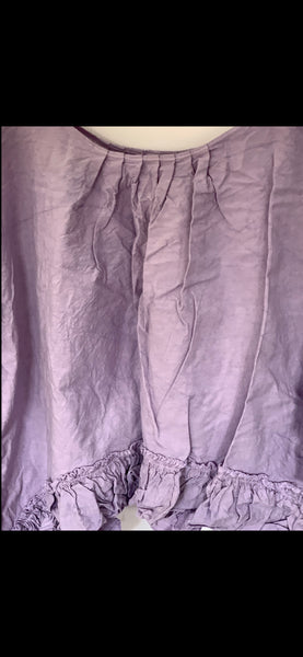 3/4 Sleeve Artist shirt Lavender Cotton