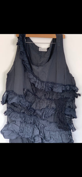 RitaNoTiara Midnight Blue Elvira vintage lace Elvira dress