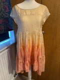 All Saints Ombre silk dress size UK 10