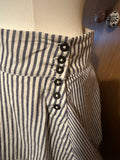 All Saints vintage Celestina full stripe 100% cotton skirt underskirt Uk 8 - 14