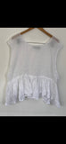 RitaNoTiara Romy white tank top