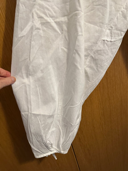 All Saints vintage Quintella white pants trousers UK 14 + US 10 +