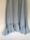 RitaNoTiara Pale Blue Voile Maxi Petticoat Skirt