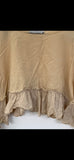 RitaNoTiara Cream voile frill  top