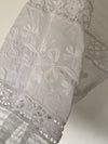 RitaNoTiara White Antique Lace Dress