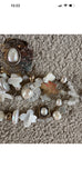 Kim Yubeta OOAK cross charm bracelet mother of pearl silver certificate western