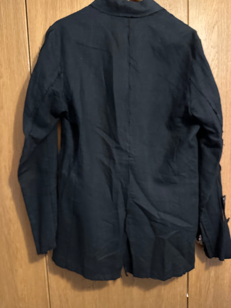 BNWT Black Avant Garde jacket La Haine L up to UK 16 US 12 gothic goth unisex