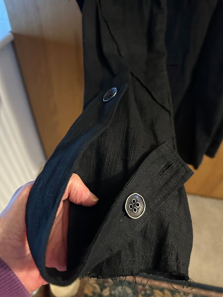 BNWT Black Avant Garde jacket La Haine L up to UK 16 US 12 gothic goth unisex