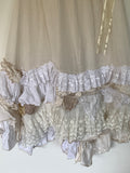 Ready to Ship Ivory Vintage Lace Suzanne Petticoat Skirt One Size