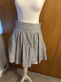 All Saints vintage Celestina full stripe 100% cotton skirt underskirt Uk 8 - 14