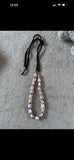 Baroque Edison Pearls iridescent necklace pinks new adjustable length