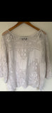 RitaNoTiara OOAK Vintage lace top
