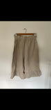 RitaNoTiara Natural linen Bermuda shorts