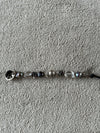 Deeta By Design Silver Cross Black Pearl bracelet