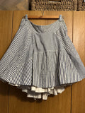 All Saints vintage Celestina full stripe 100% cotton skirt underskirt Uk 8 - 14