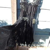 Victorian Mourning Dress Lace boho RitaNoTiara Southern Gothic Couture