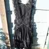 Victorian Mourning Dress Lace boho RitaNoTiara Southern Gothic Couture