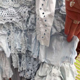 Etta maxi vintage lace skirt Cowgirl Rodeo Frill Gypsy Prairie boho