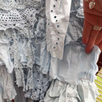 Etta maxi vintage lace skirt Cowgirl Rodeo Frill Gypsy Prairie boho