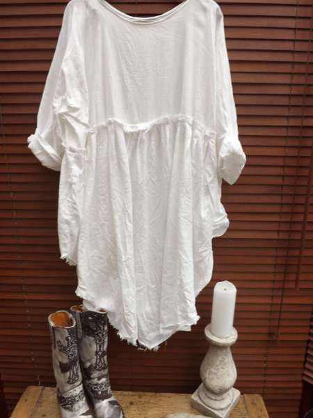 Ready to Ship May White Voile Dress One Size