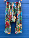 Ready to Ship Frida Kahlo Grey Harem Pants