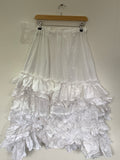 RitaNoTiara White Etta Vintage Lace Maxi Skirt