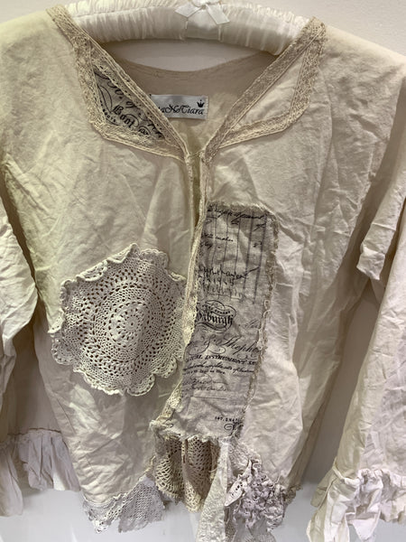 RitaNoTiara Vivi Southern Gothic Jacket ivory