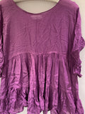 RitaNoTiara Romy Violet Tiered Top