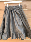 Ready to Ship Black Cotton A Line Skirt Free Size