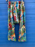 Ready to Ship Frida Kahlo Grey Harem Pants