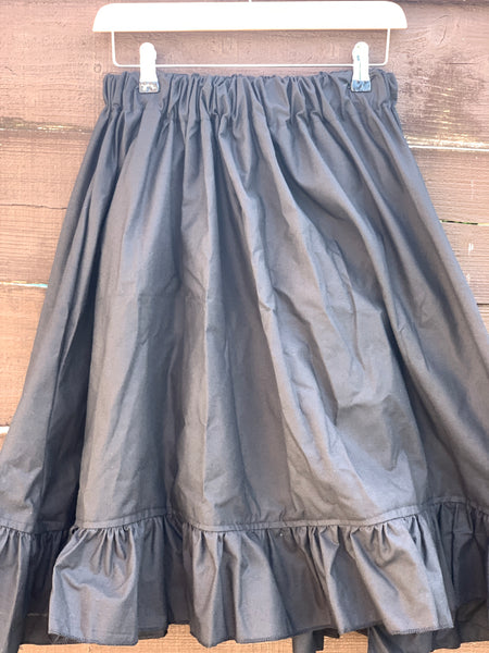 Ready to Ship Black Cotton A Line Skirt Free Size