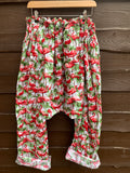 Ready to Ship Red Flamingo Harem Pants